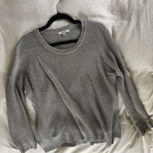 Madewell Grey Crew Neck Pullover Sweater